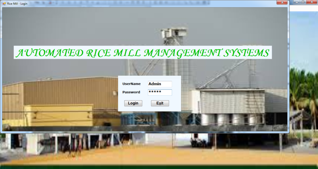 Automated Rice Mill Management System – GetMyProjects